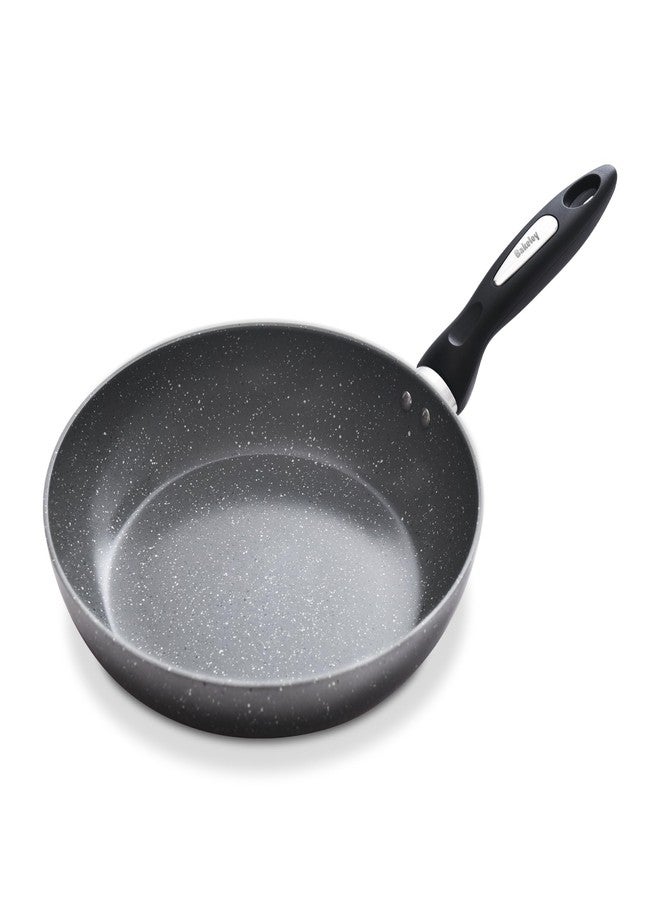 Bakeley 10 Inch Nonstick Frying Pan, Non Stick Pan with Granite Coating, Aluminum Skillet, Dishwasher Safe Cookware - Image 1